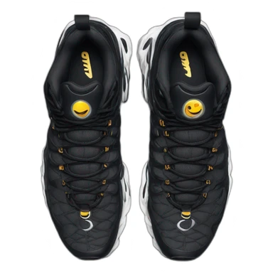 3D perspective nike tn black sticker