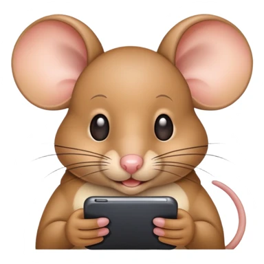 Mouse texting  sticker