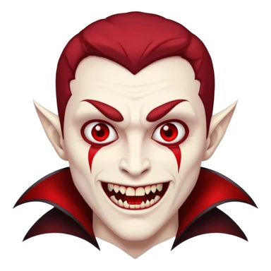 red men Vampire sticker