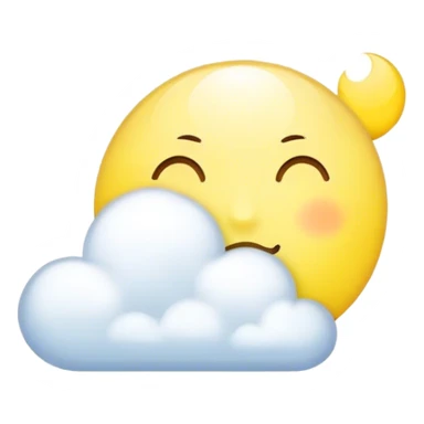 Yellow Moonlight and mini cloud left and right side with beautiful finish  sticker