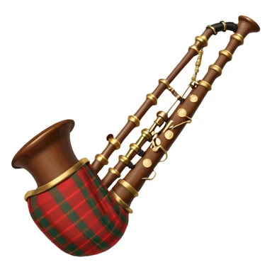 bag pipe instrument scotch sticker