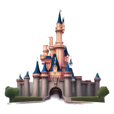 Disneyland paris castle with fireworks and Mr incredible sticker