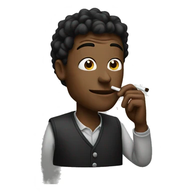 Elon smoking  sticker