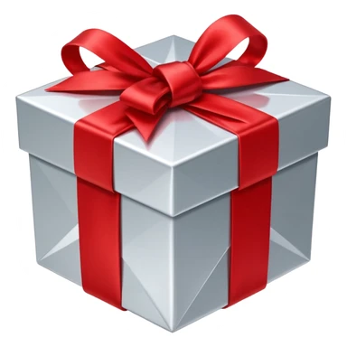 shiny diamond gift box sticker