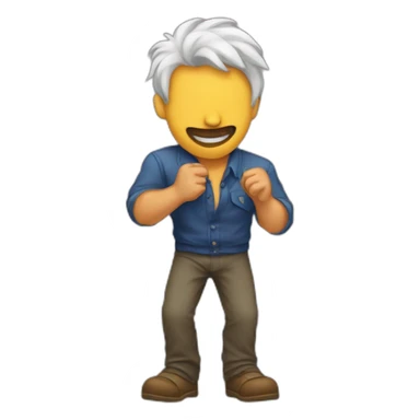 Hommes qui s'embrassent sticker