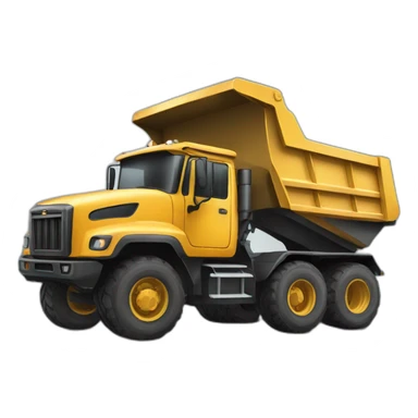 off road dump truck sticker