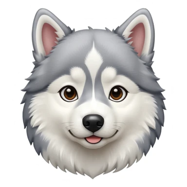 Pups husky sticker