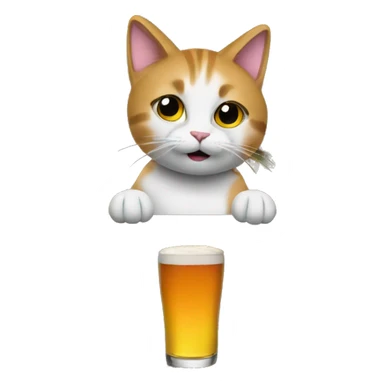 cats at the bar  sticker