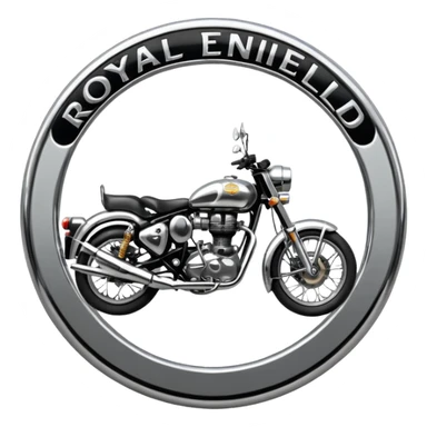 Royal enfield bike logo sticker