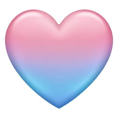 heart with pastel ombre sticker