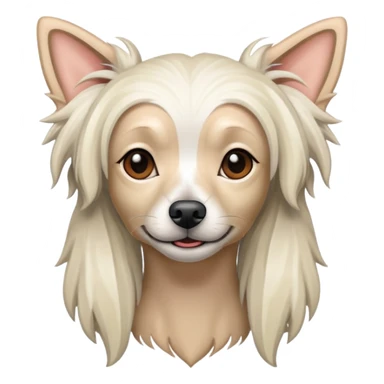 Chinese crested dog sticker