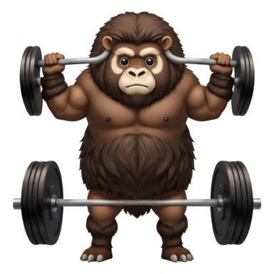 musk ox deadlifting sticker