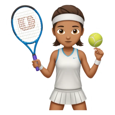tennis player sticker