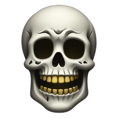 skull day of dead sticker