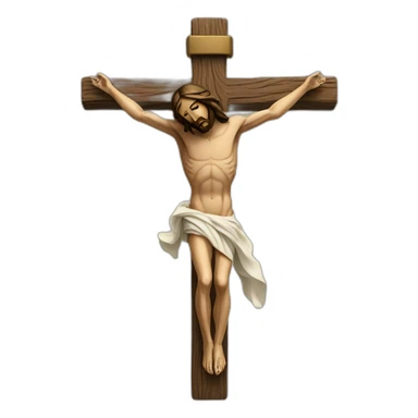 Jesus Christ on the Cross sticker