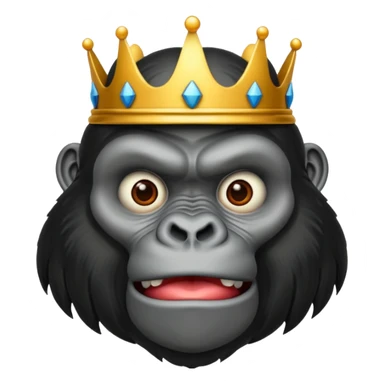 king gorilla sticker
