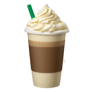 White chocolate mocha Starbucks coffee sticker
