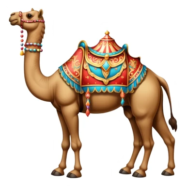 Vintage circus camel sticker