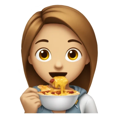 girl eating hotog sticker