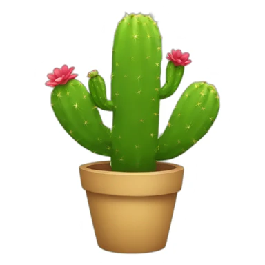 Cactus-fêtes sticker