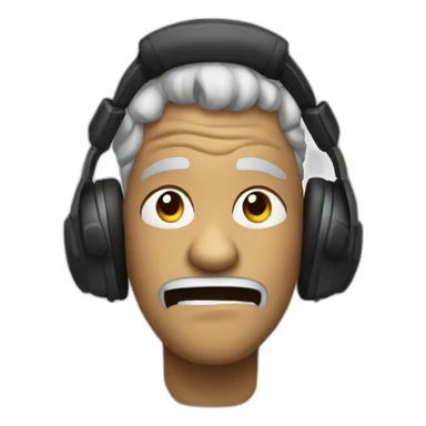 listening music crazy sticker