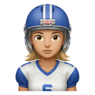 Football Players, Female player sticker