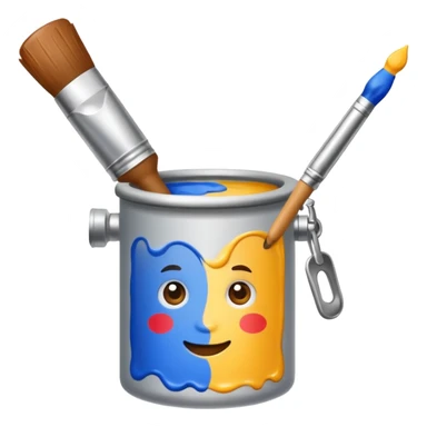 artist paint tube  sticker