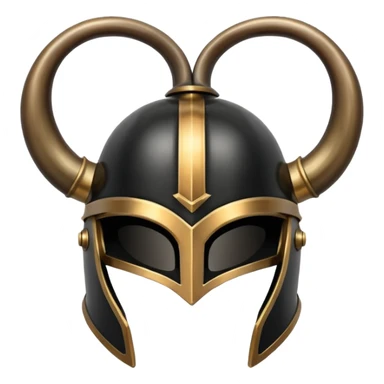 greek black horn helmet sticker