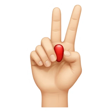 Hand which finger is points in front sticker