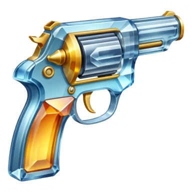 Crystal gun sticker