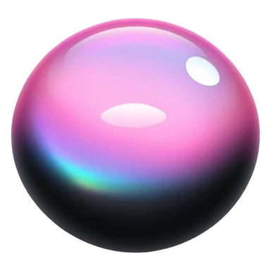  Black-pink-Iridescent-aesthetic-scenery-Decoration sticker