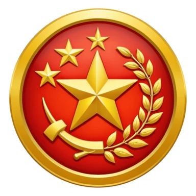china  communist party logo sticker