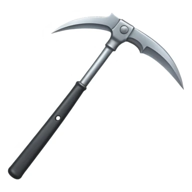 The sickle for mowing grass sticker