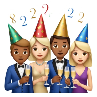 Happy New Year 2026 sticker