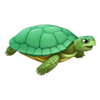 Tortue sur écureuil sticker