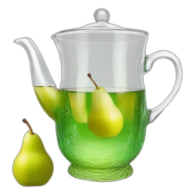 Armudu Glass, Pear glass Tea, Azerbaijanian Glass tea sticker