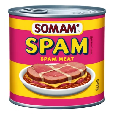 pop art SPAM meat slop advertisement warhol landscape  sticker