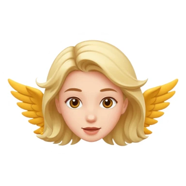 A girl flyin sticker