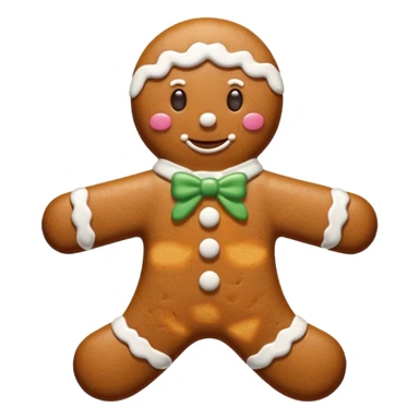 Gingerbread stylized sticker