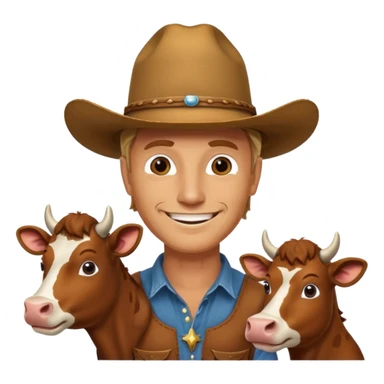 🐮 +🧍🏻‍♂️? sticker