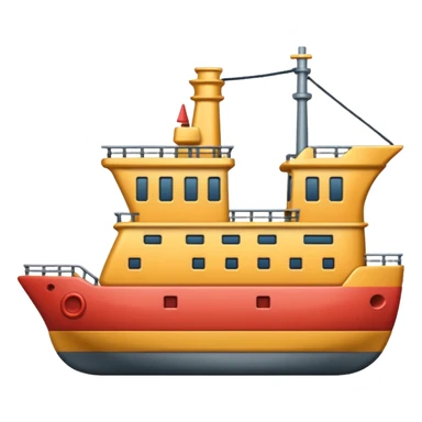 Ship 3d emoji sticker