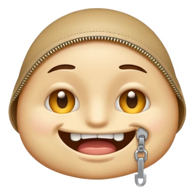 Zipper-Mouth Face emoji sticker
