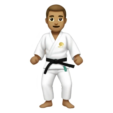 Man wins in judo sticker