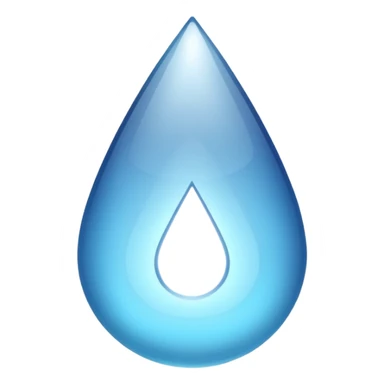 large tear drop sticker