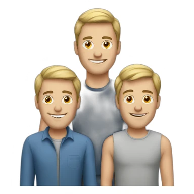 three white dudes with laptops sticker