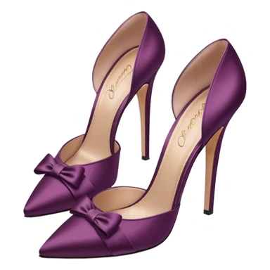 Agent Provocateur Elice Plum Mules pair 
 sticker