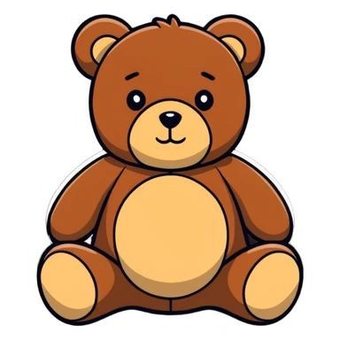 teddy bear sticker
