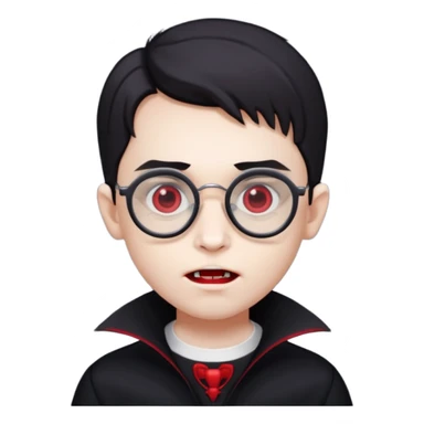 vampire kids with optical
 sticker