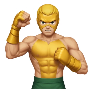 iron fist punch sticker