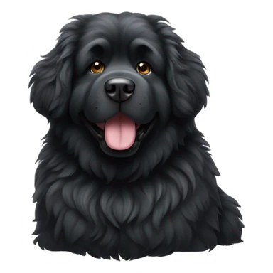 Newfoundland dog sticker